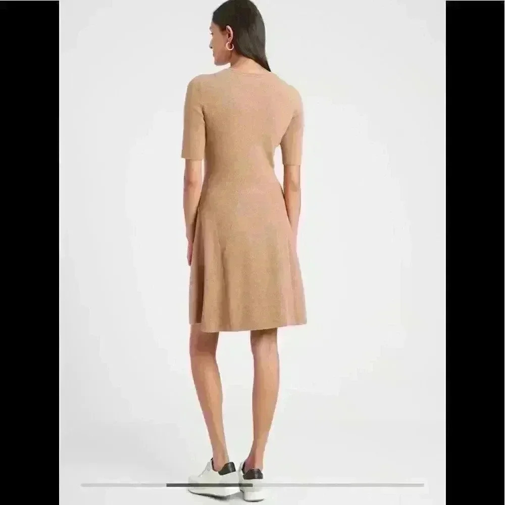 Banana Republic Fit-and-Flare Sweater dress - Picture 2 of 5